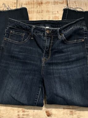 Seven7 Dark Indigo Ankle Crop Jeans